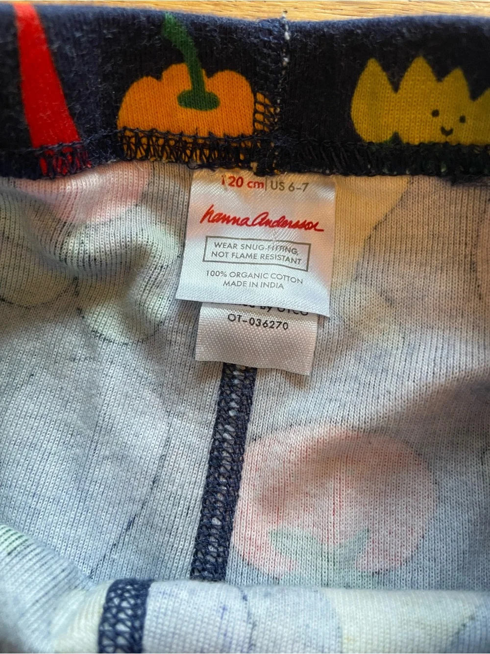 Hanna Andersson HannaJams Pajama Set in “Happy Veggies”